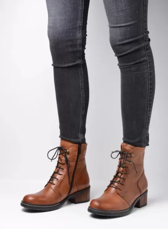 DAMES Wolky Biker boots|Laarzen|Red Deer