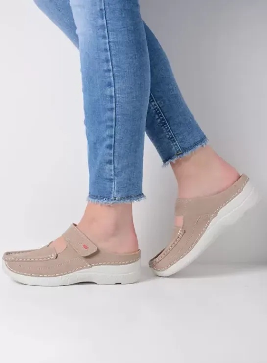 DAMES Wolky Hielspoor|Slippers|Roll Slipper