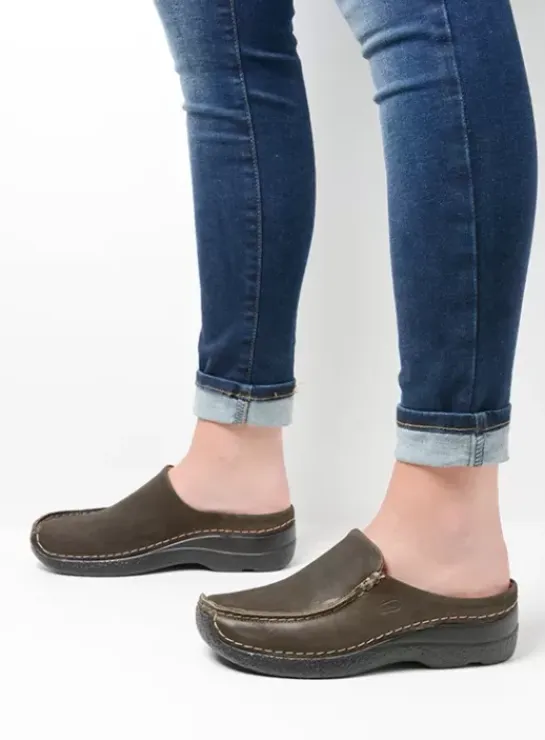 DAMES Wolky Slippers|Klompen|Seamy Slide